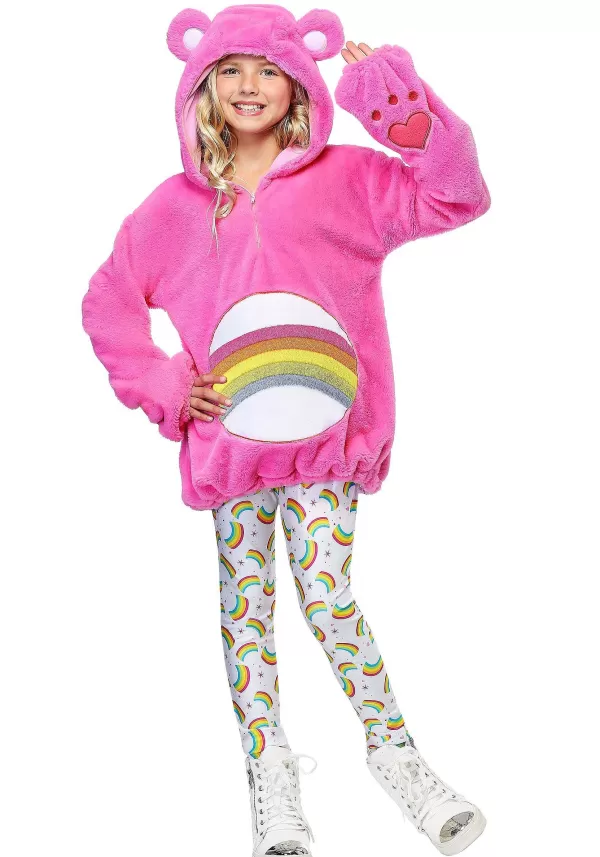 Best Care Bears Deluxe Cheer Bear Tween Hoodie Costume Teen Costumes