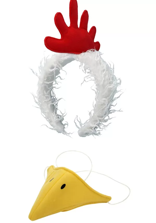 Best Chicken Plush Headband & Beak Kit Accessory Kits