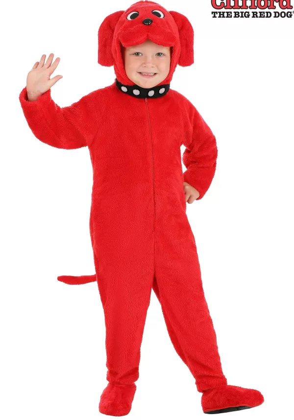 Sale Clifford The Big Red Dog Costume For Toddlers Toddler Costumes
