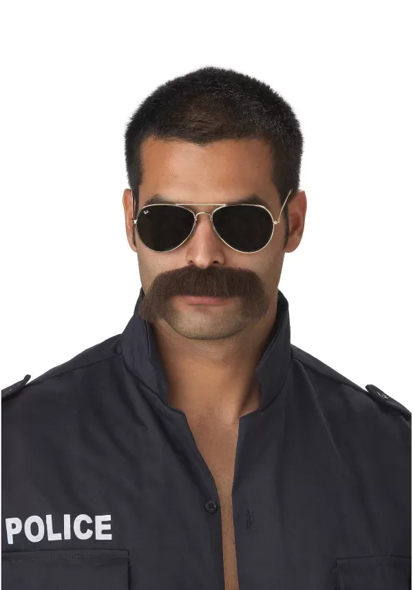 Clearance Cop Mustache Mustaches / Beards