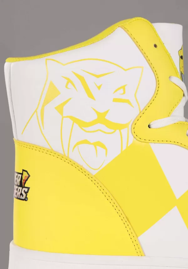 Best Costume Inspired Yellow Power Rangers Sneakers Boots/Shoes