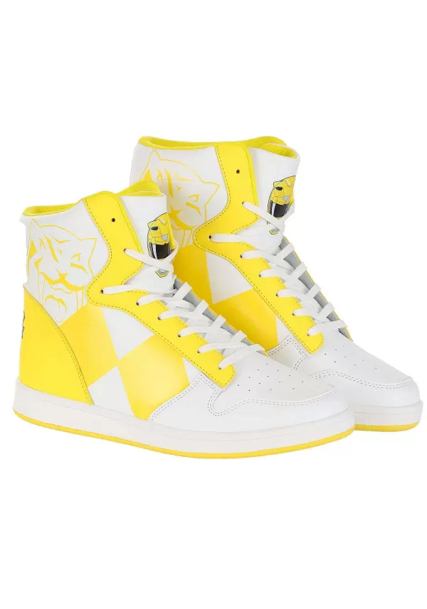 Best Costume Inspired Yellow Power Rangers Sneakers Boots/Shoes