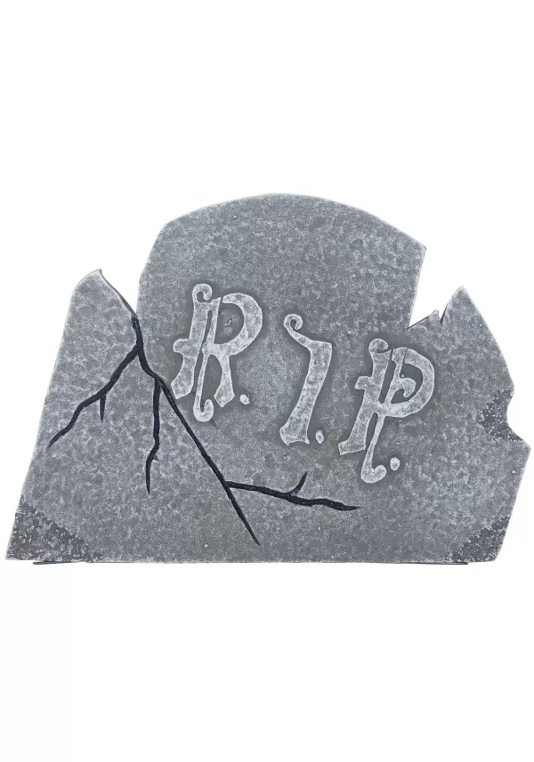 Best Crooked Stone Tombstone Set Outdoor Decorations