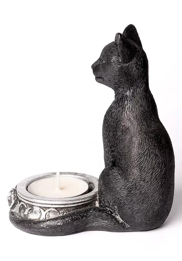 Fashion Decorative Black Cat Tea Light Holder Halloween Lights