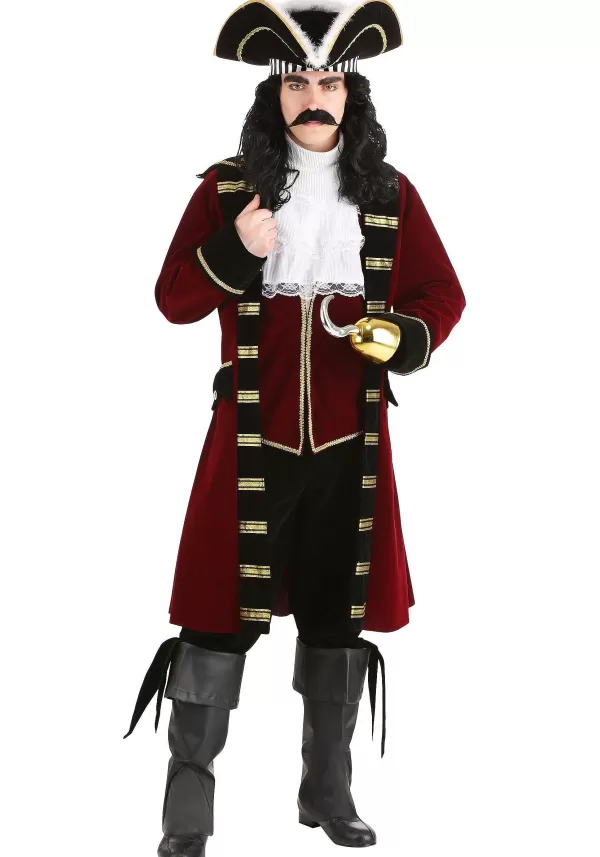 Cheap Deluxe Captain Hook Costume For Men Men'S Costumes