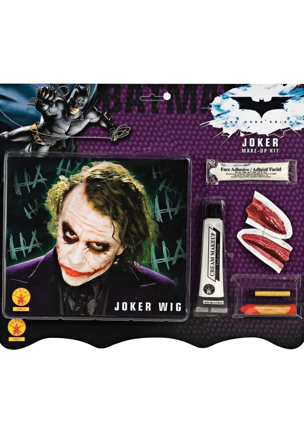 Hot Deluxe Joker Wig & Makeup Kit Makeup