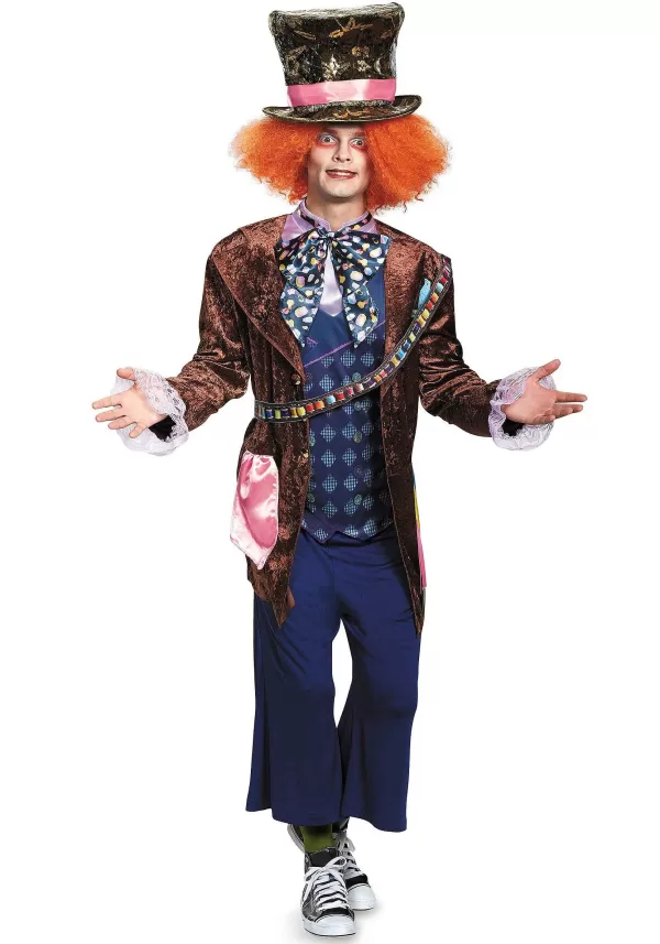 Online Deluxe Mad Hatter Adult Costume Men'S Costumes