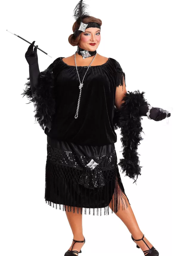 Fashion Deluxe Plus Size Chicago Flapper Women'S Costumes