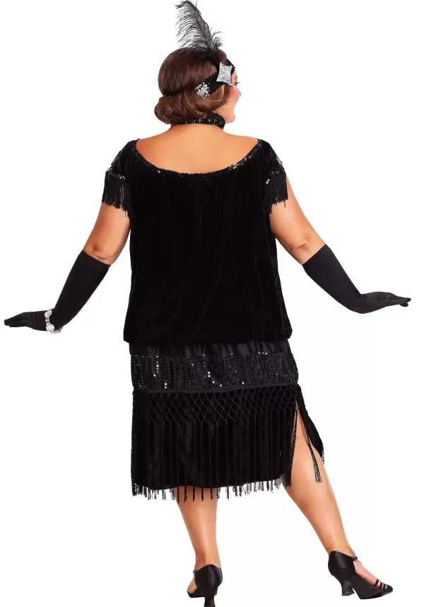 Fashion Deluxe Plus Size Chicago Flapper Women'S Costumes