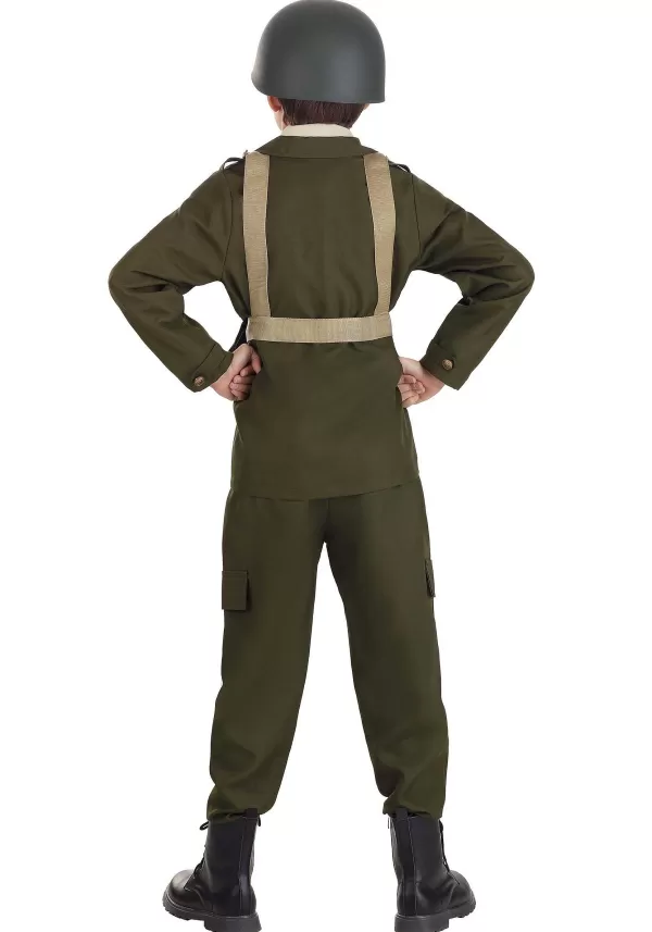 Best Deluxe Ww2 Soldier Costume For Kids Boy Costumes