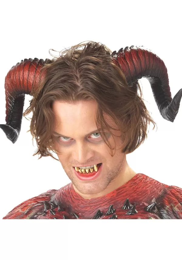 Best Devil Horns And Teeth Makeup