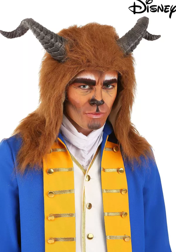 New Disney Beast Costume Hood With Horns Hats