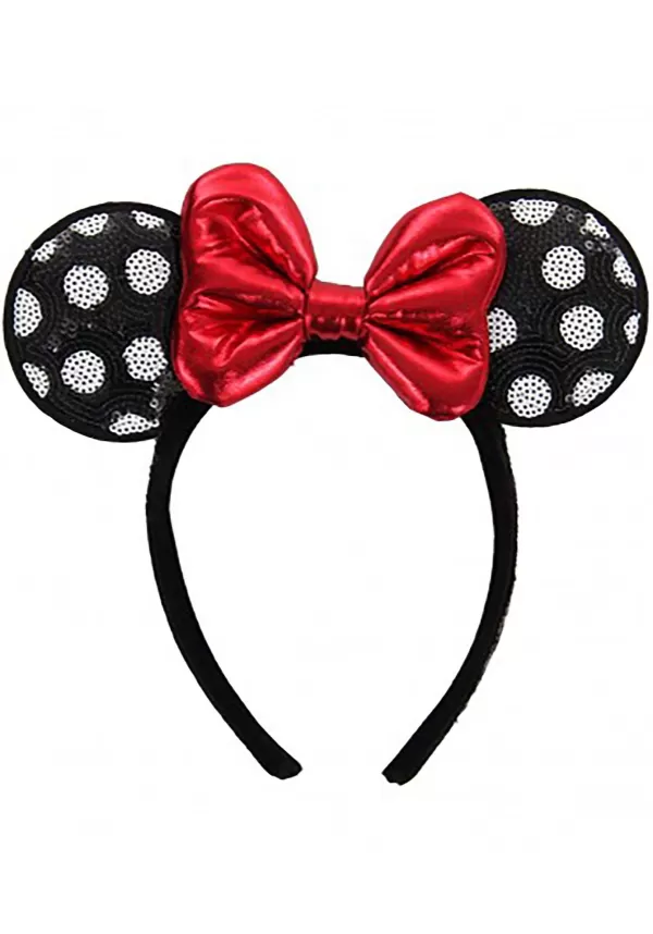 Best Sale Disney Minnie Mouse Sequined Ears Costume Headband Headbands