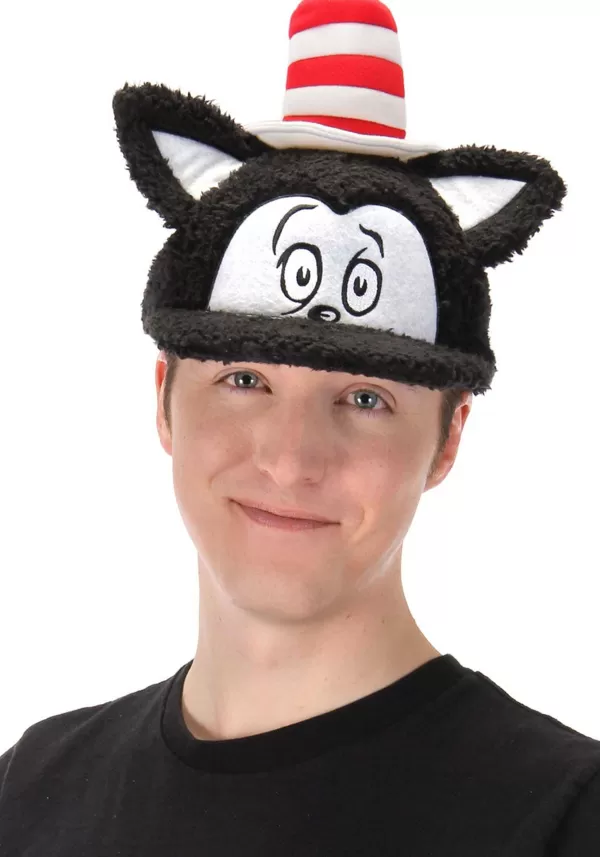 Best Sale Dr. Seuss Cat In The Hat Fuzzy Adult Cap Hats