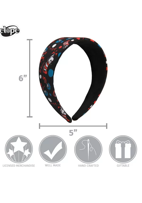Cheap Dr. Seuss The Cat In The Hat Pattern Costume Headband Headbands