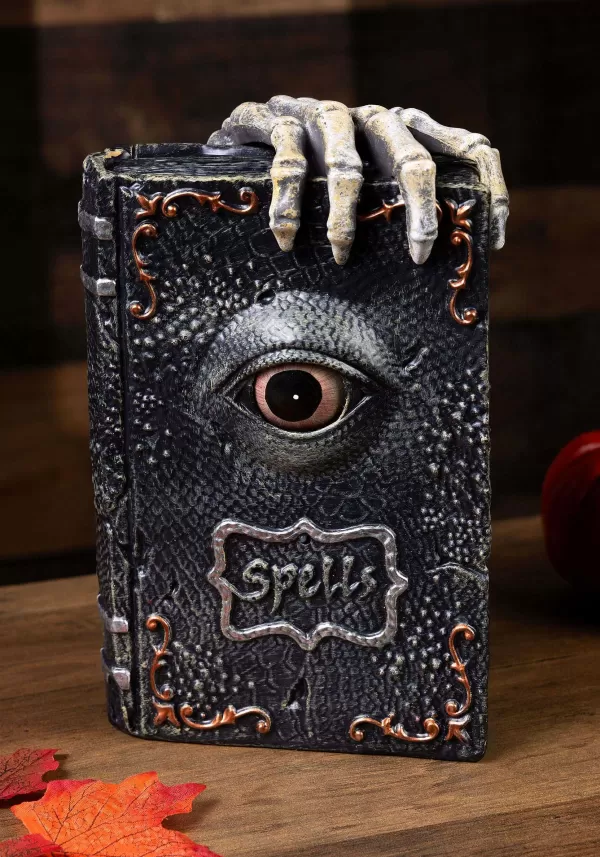 Cheap Dragon Eye Spell Book 10 Inch Animated Decoration Animatronics