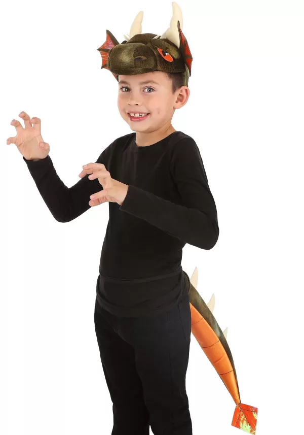Flash Sale Dragon Soft Headband & Tail Kit Accessory Kits