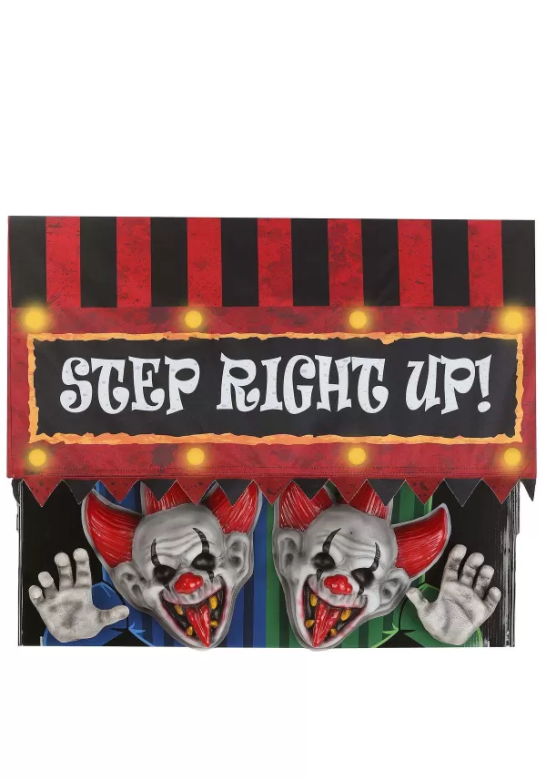Clearance Drop Down Clowns Door Hanging Animatronic Decoration By Brick Thunder Animatronics
