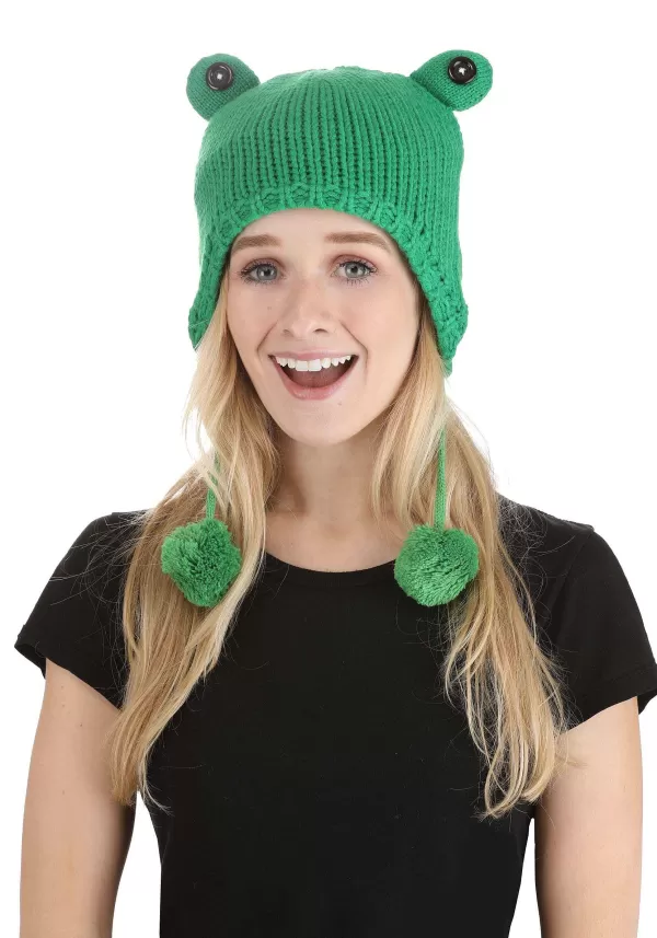 Hot Froggy Knit Winter Cap Halloween Clothes