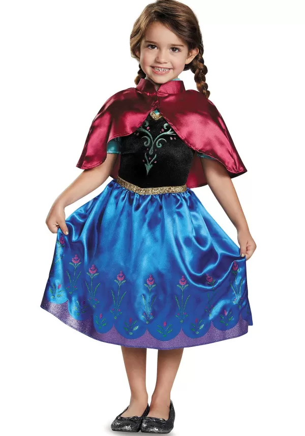 Best Sale Frozen Traveling Anna Classic Toddler Costume For Girls Toddler Costumes