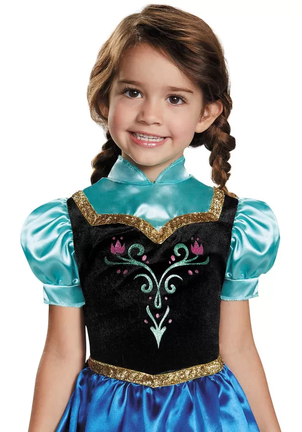 Best Sale Frozen Traveling Anna Classic Toddler Costume For Girls Toddler Costumes