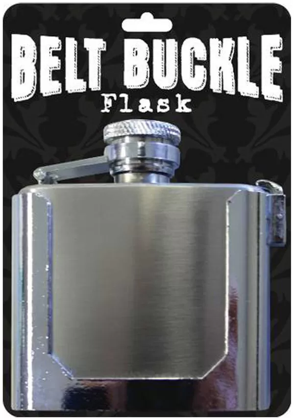 Cheap Functioning Belt Buckle Flask Belts