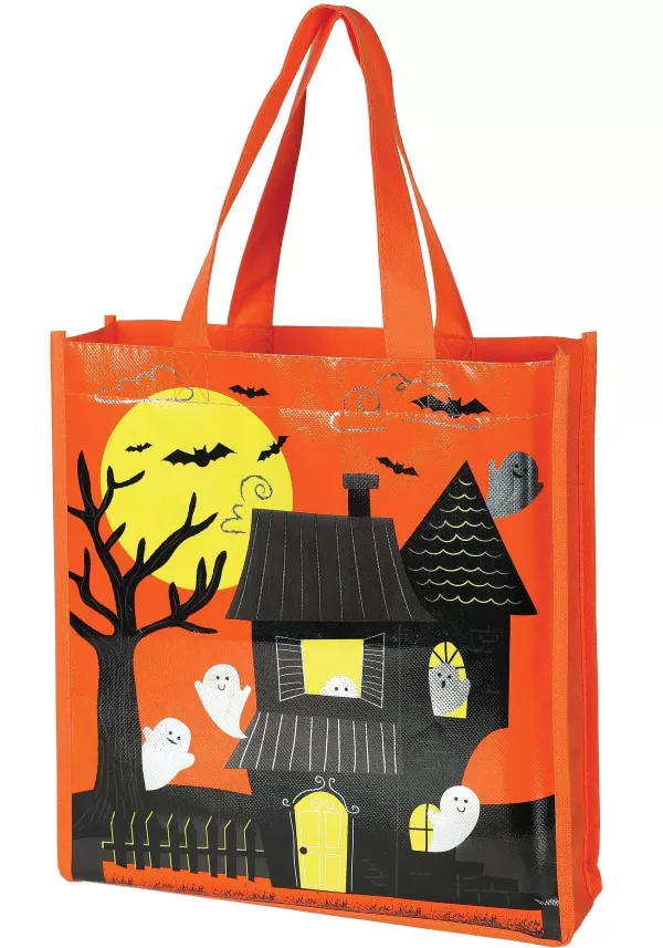 Cheap Ghost House Trick-Or-Treat Bag Trick Or Treat Bags / Pails