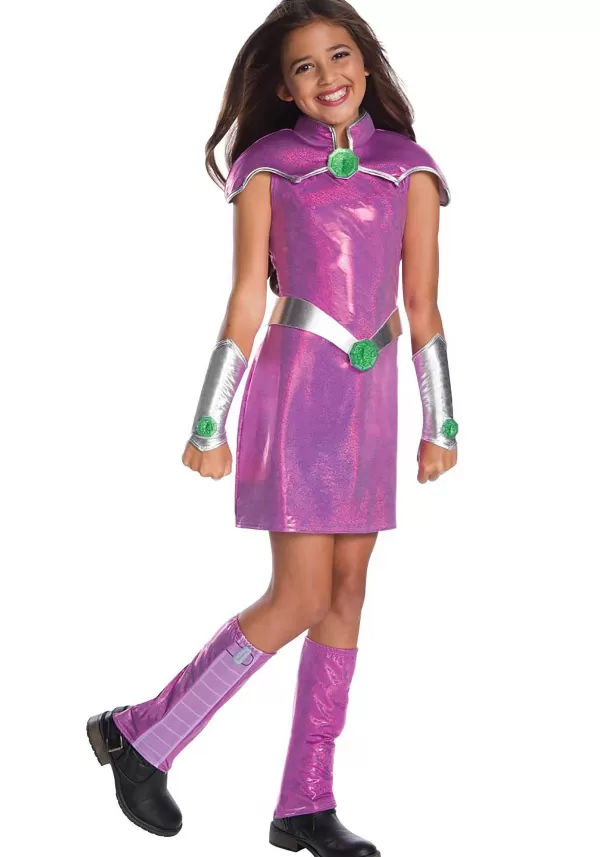 Fashion Girls Dc Superhero Girls Deluxe Starfire Costume Girl Costumes