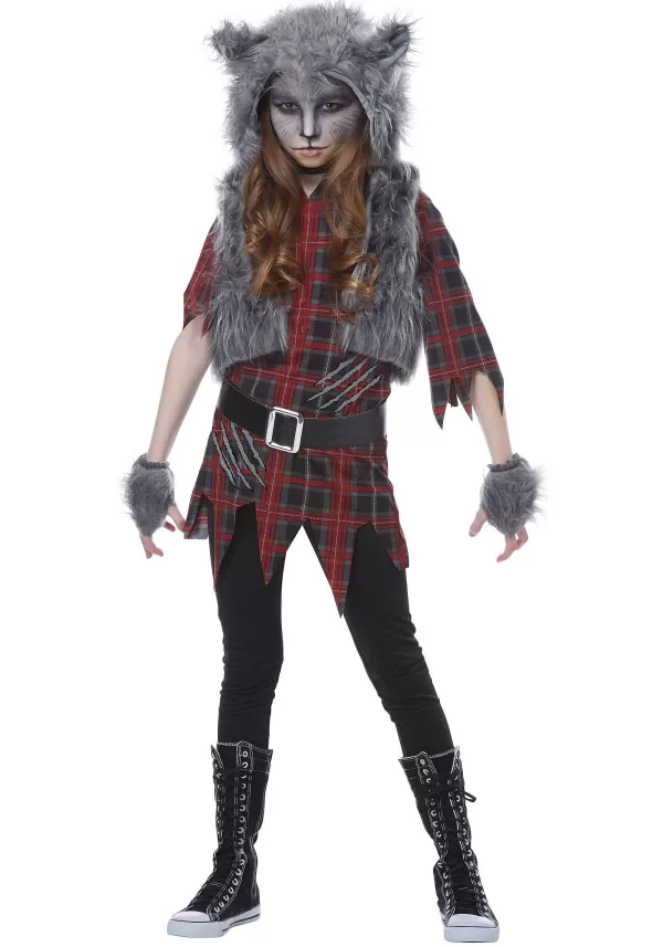 Outlet Girls Werewolf Costume Girl Costumes