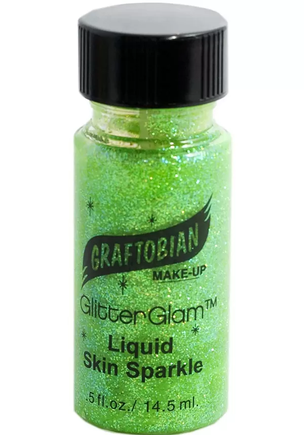 Online Glitterglam .5 Ounce Green Liquid Glitter Makeup Makeup