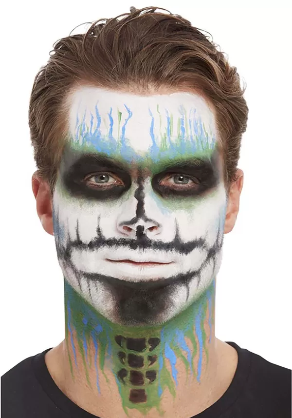 Shop Glow In The Dark Skeleton Makeup Kit With Glitter Makeup