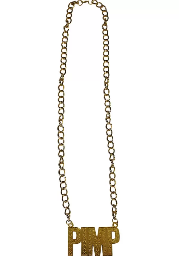 Best Sale Gold Pimp Necklace Costume Jewelry