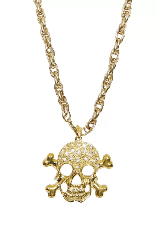 Best Gold Pirate Necklace Costume Jewelry