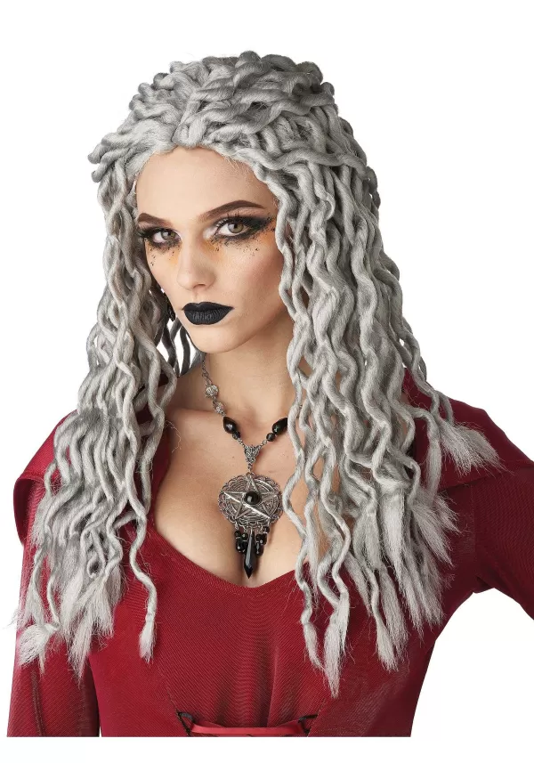 Cheap Gray Crinkle Braids Wig Wigs