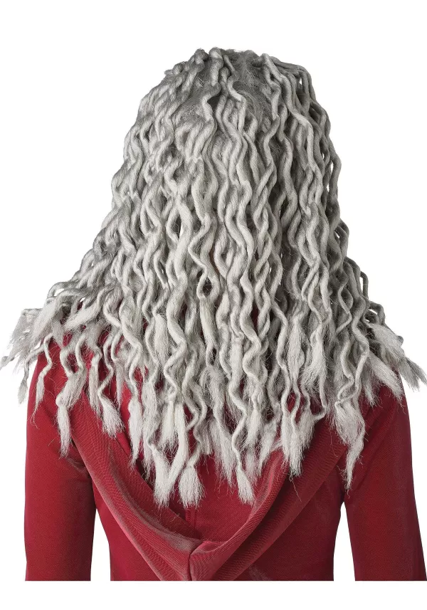 Cheap Gray Crinkle Braids Wig Wigs