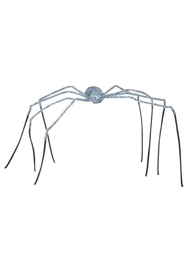 Cheap Gray Fuzzy 90" Spider Decoration Halloween Props