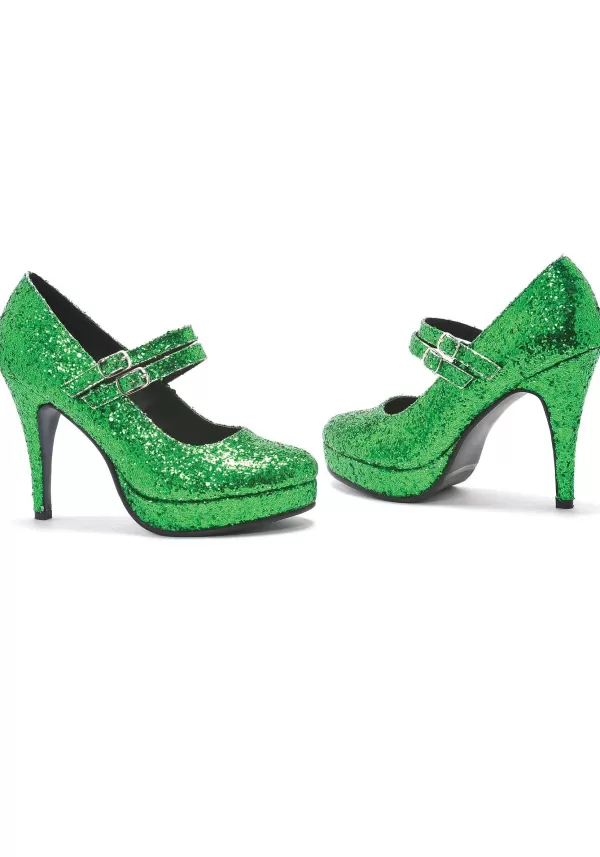 Best Sale Green Glitter Shoes For Women Boots/Shoes