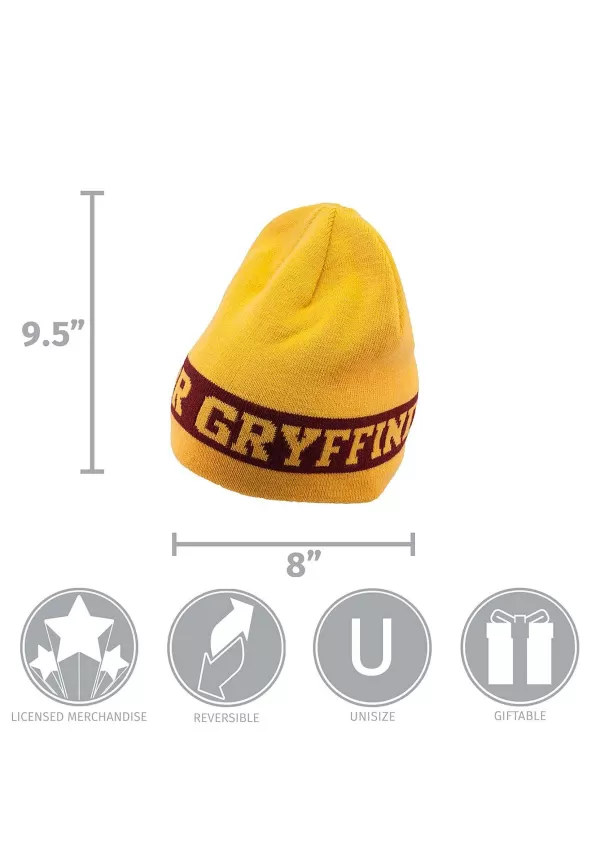 Clearance Gryffindor Reversible Warm Knit Beanie Hats