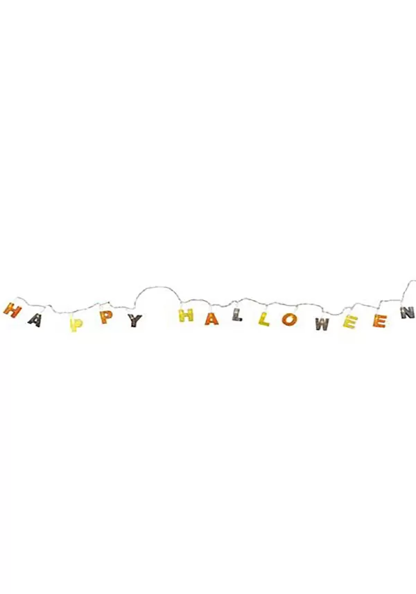 Discount Happy Halloween Battery Powered String Lights Halloween Lights