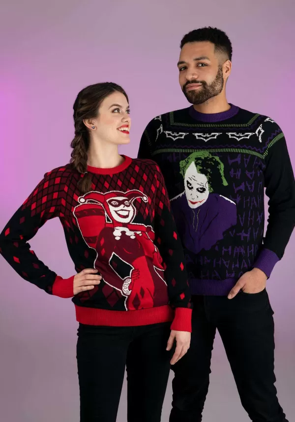 Hot Harley Quinn Hammer Time Ugly Christmas Sweater For Adults Halloween Clothes