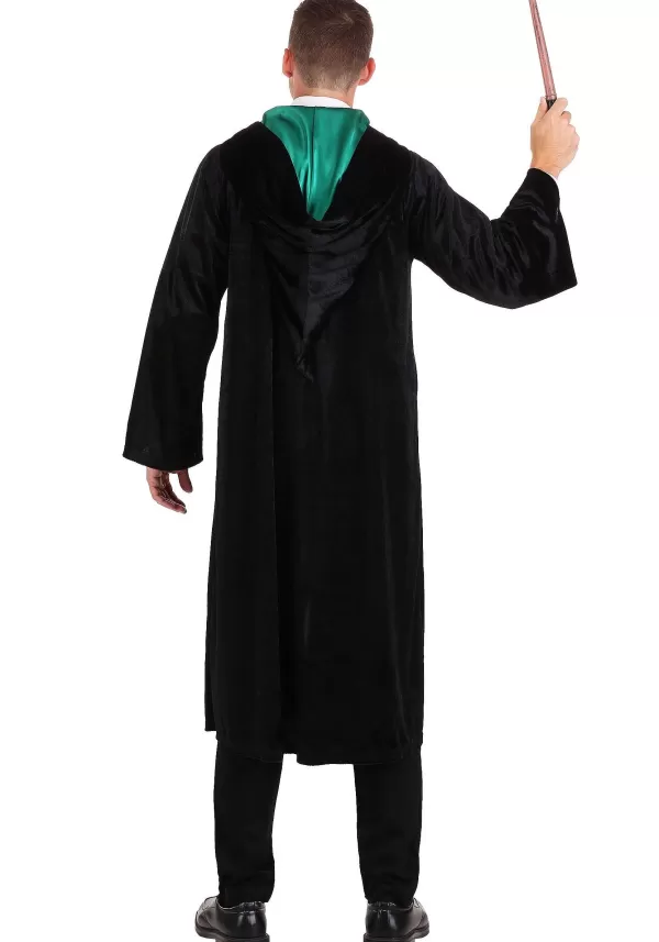 Best Sale Harry Potter Deluxe Slytherin Robe Costume For Adults Men'S Costumes