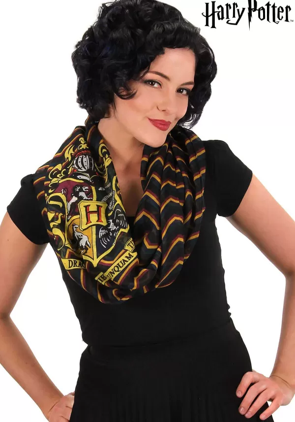 Best Harry Potter Hogwarts Crest Infinity Scarf Accessory Scarves