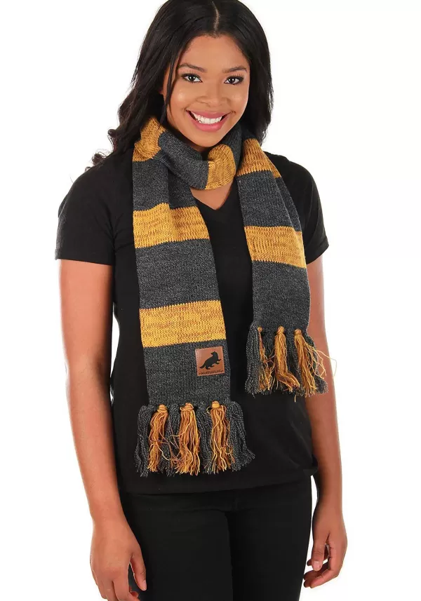 Cheap Harry Potter Vintage Hogwarts Hufflepuff Scarf Scarves
