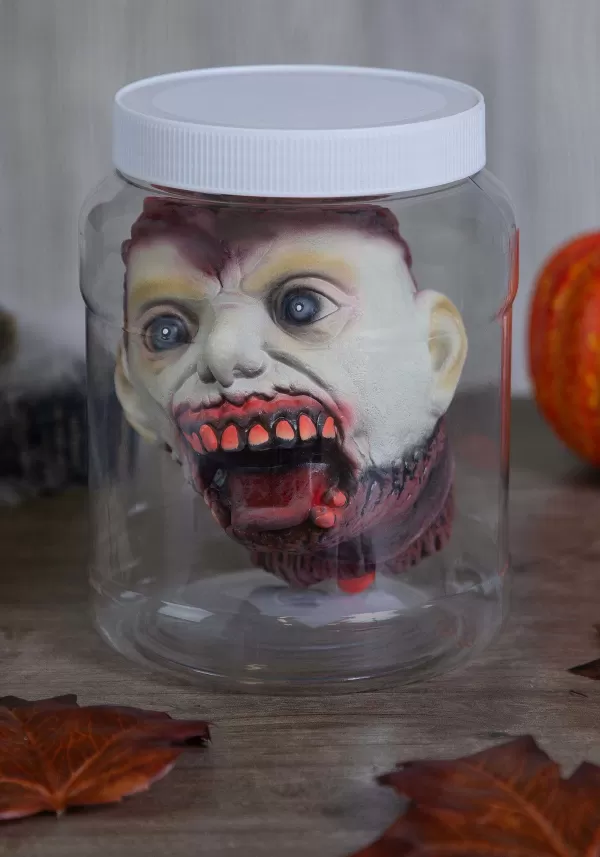 Outlet Head In A Jar Prop Halloween Props