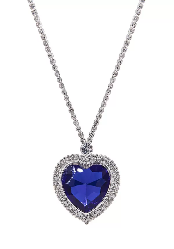 Hot Heart Of The Ocean Necklace Costume Jewelry