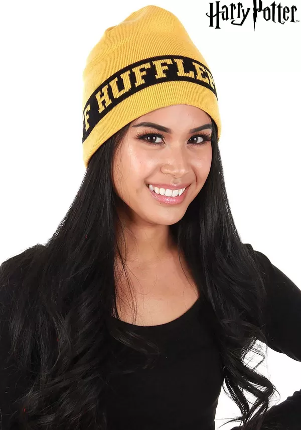 Hot Hufflepuff Reversible Warm Knit Beanie Hats