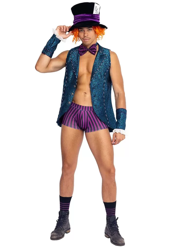 Hot Hunky Mad Hatter Costume For Men Sexy Costumes