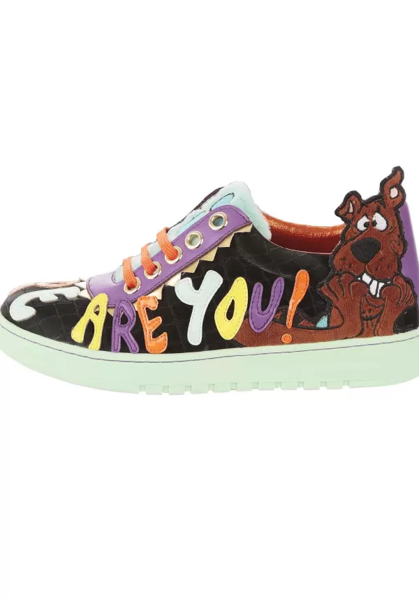 Clearance Scooby Doo Where Are You! Black Sneakers For Adults Boots/Shoes