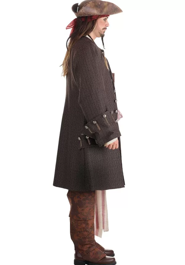 Fashion Jack Sparrow Pirate Costume For Men From Disney'S Pirates Of The Caribbean Men'S Costumes
