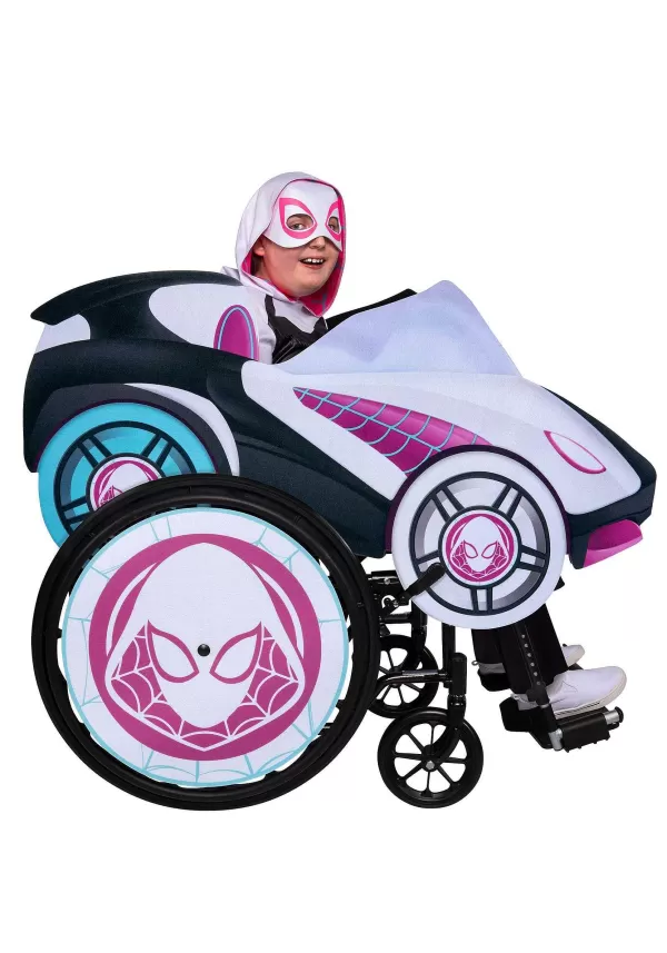 Sale Kid'S Adaptive Spider-Gwen Wheelchair Costume Accessory Adaptive Costumes